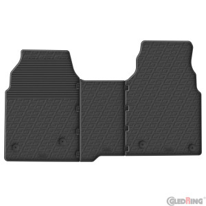 Rubber mats for Ford Transit Custom Furgon (manual)