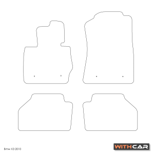 Carpet mats for BMW X3