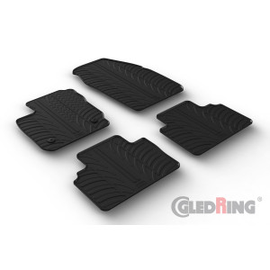 Rubber mats for Ford Transit Custom Furgon (manual)