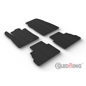Rubber mats for Ford Transit Custom Furgon (manual)