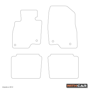 Carpet mats for Mazda 6