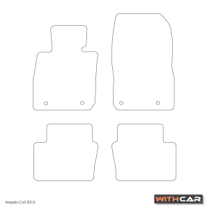 Carpet mats for Mazda CX-3