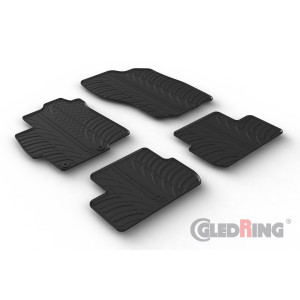 Rubber mats for Mitsubishi L200 (FL 2019->)