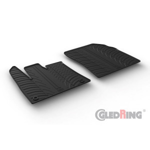 Rubber mats for Peugeot Partner Cargo (oval fixing) 