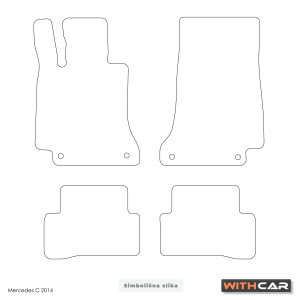 Carpet mats for Mercedes Class C