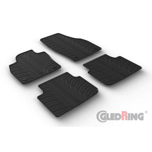 Rubber mats for Skoda SCALA HB 